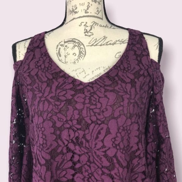 Chaser, Floral Lace Mini Dress, Size S - Picture 4 of 16